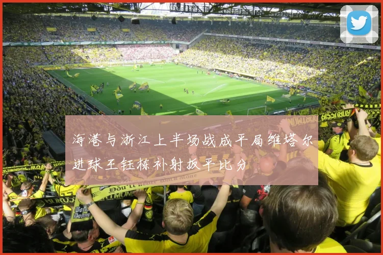 海港与浙江上半场战成平局维塔尔进球王钰栋补射扳平比分